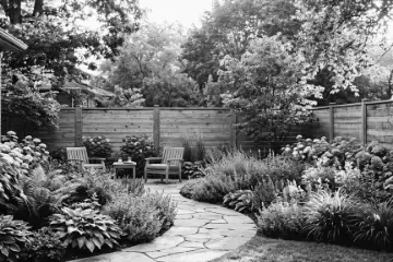 The backyard photograph developed through Kodak Tri-X 400.